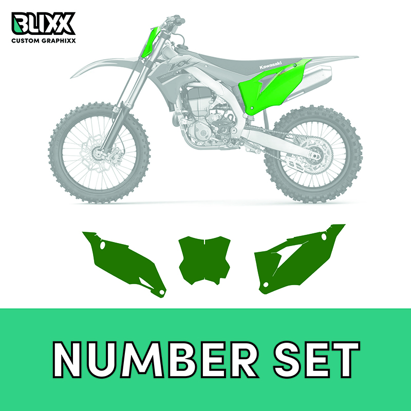 Blixx Kawasaki stickerset Layout_Number