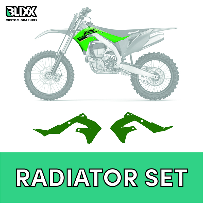 Blixx Kawasaki stickerset Layout_Radiator