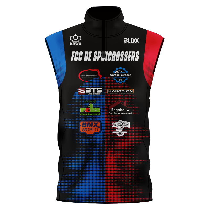 FCC de Spuicrossers bodywarmer